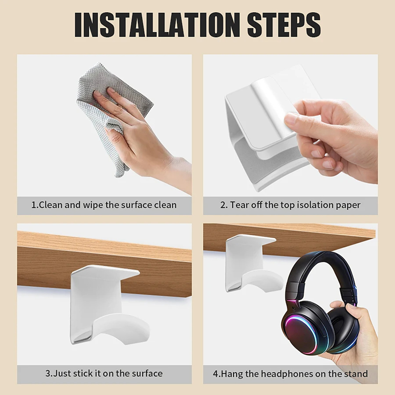 Universele hoofdtelefoonstanda - Headphone Stand Desk recensie en prijs