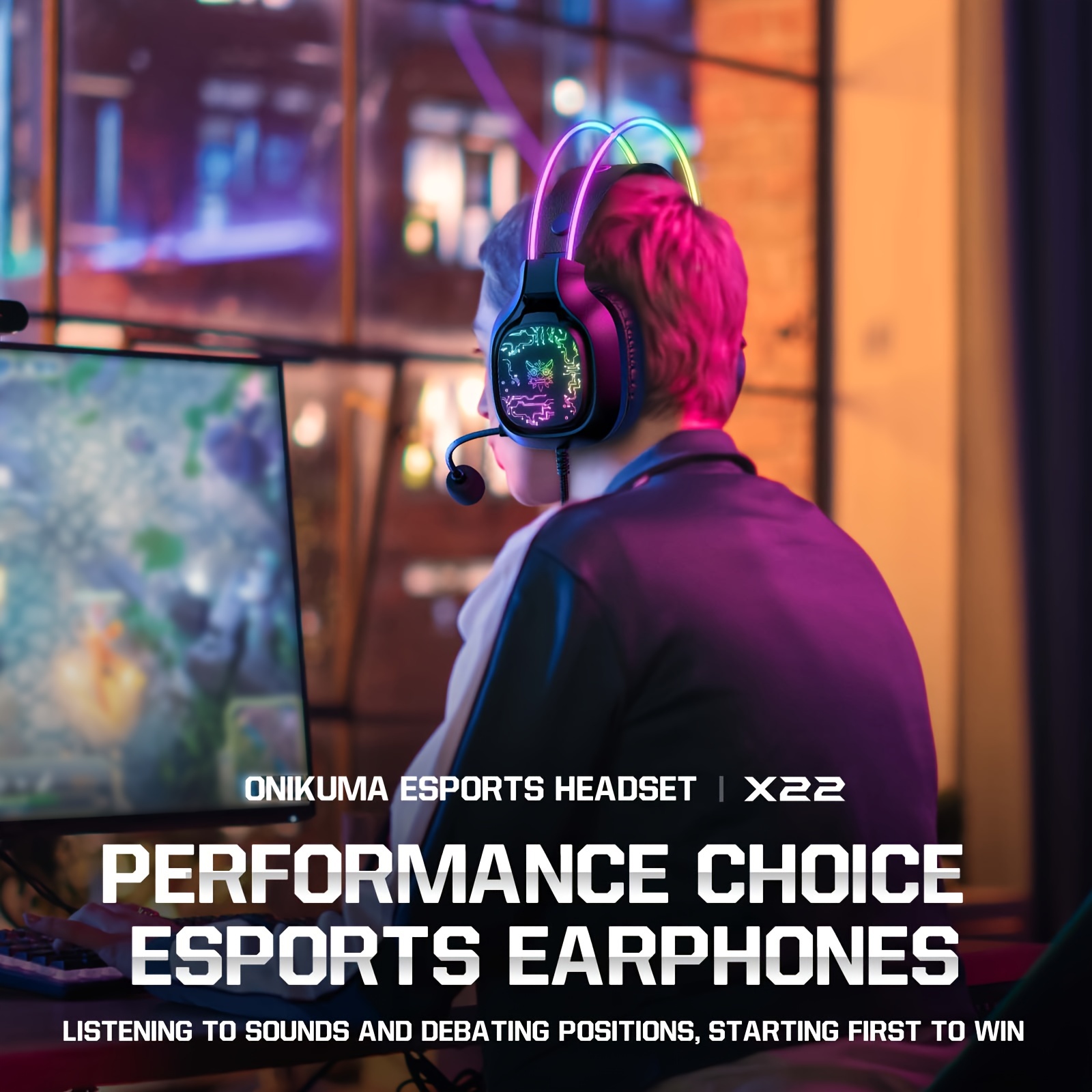 Onikuma X22 Gaming Headset Rgb - Gaming Headset Rgb recensie en prijs