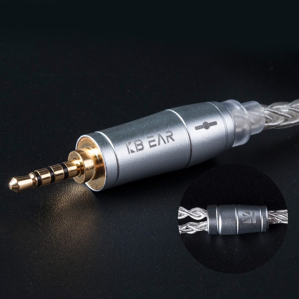 KBEAR 8-core verbeterde zilver - In Ear Monitor Iem recensie en prijs